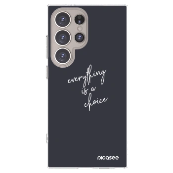 Picasee husă transparentă din silicon pentru Samsung Galaxy S24 Ultra S928B 5G - Everything is a choice