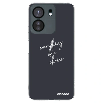 Picasee husă transparentă din silicon pentru Xiaomi Redmi 13C 4G - Everything is a choice