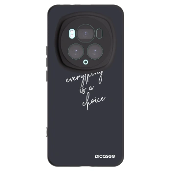 Picasee husă neagră din silicon pentru Honor Magic6 Pro - Everything is a choice
