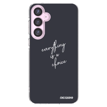 Picasee husă transparentă din silicon pentru Samsung Galaxy A55 5G A556B - Everything is a choice