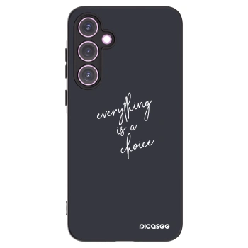 Picasee husă neagră din silicon pentru Samsung Galaxy A35 5G A356B - Everything is a choice