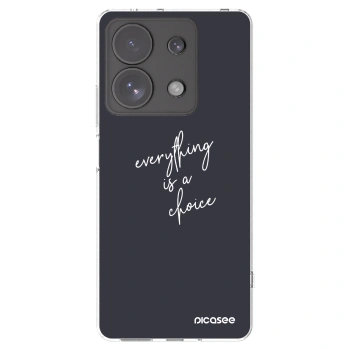 Picasee husă transparentă din silicon pentru Xiaomi Redmi Note 13 Pro 4G - Everything is a choice