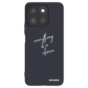 Picasee husă neagră din silicon pentru Honor X8b - Everything is a choice