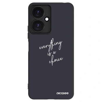 Picasee husă neagră din silicon pentru Xiaomi Redmi 13C 5G - Everything is a choice