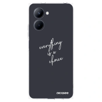 Picasee husă transparentă din silicon pentru Realme C33 (2023) - Everything is a choice