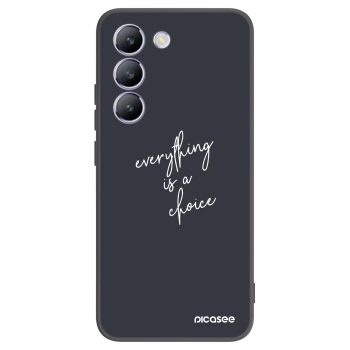 Picasee husă neagră din silicon pentru Vivo V40 SE 5G - Everything is a choice