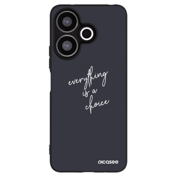 Picasee husă neagră din silicon pentru Xiaomi Redmi 13 4G - Everything is a choice