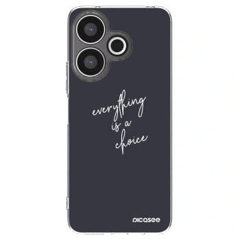 Picasee husă transparentă din silicon pentru Xiaomi Redmi 13 4G - Everything is a choice