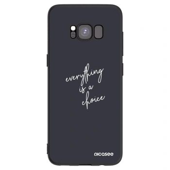 Picasee husă neagră din silicon pentru Samsung Galaxy S8 G950F - Everything is a choice