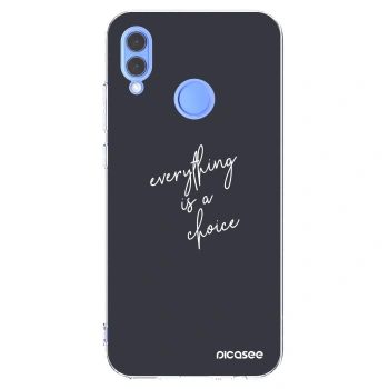Picasee husă transparentă din silicon pentru Honor 10 Lite - Everything is a choice