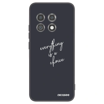 Picasee husă neagră din silicon pentru OnePlus 11 5G - Everything is a choice