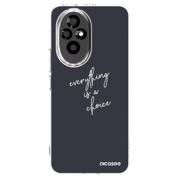 Picasee husă transparentă din silicon pentru Honor 200 Pro 5G - Everything is a choice