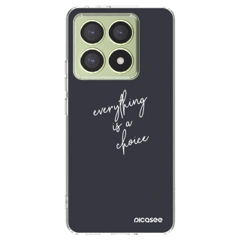 Picasee husă transparentă din silicon pentru Xiaomi 14T - Everything is a choice
