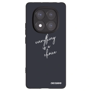 Picasee husă neagră din silicon pentru Xiaomi Redmi Note 14 Pro 5G - Everything is a choice