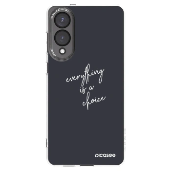 Picasee husă transparentă din silicon pentru Samsung Galaxy S25 Edge 5G - Everything is a choice