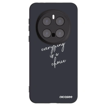 Picasee husă neagră din silicon pentru Honor Magic7 Pro 5G - Everything is a choice