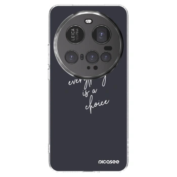 Picasee husă transparentă din silicon pentru Xiaomi 15 Ultra - Everything is a choice