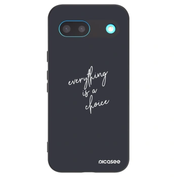 Picasee husă neagră din silicon pentru Google Pixel 8 - Everything is a choice