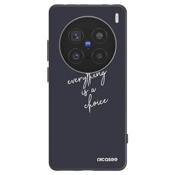 Picasee husă neagră din silicon pentru Vivo X200 Pro - Everything is a choice