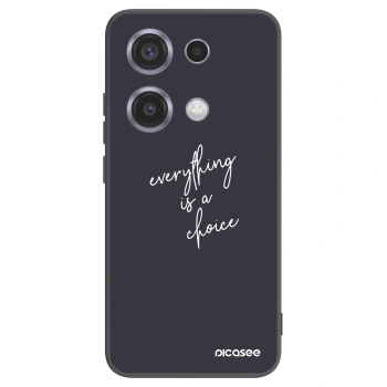 Picasee husă neagră din silicon pentru Xiaomi Redmi Note 14S - Everything is a choice