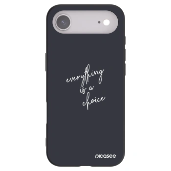 Picasee husă neagră din silicon pentru Apple iPhone Air - Everything is a choice
