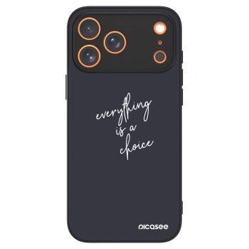 Picasee ULTIMATE CASE pentru Apple iPhone 17 Pro Max - Everything is a choice