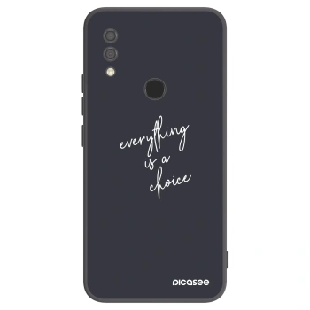 Picasee husă neagră din silicon pentru Xiaomi Redmi 7 - Everything is a choice