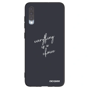 Picasee husă neagră din silicon pentru Samsung Galaxy A70 A705F - Everything is a choice