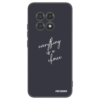 Picasee husă neagră din silicon pentru OnePlus 13R 5G - Everything is a choice