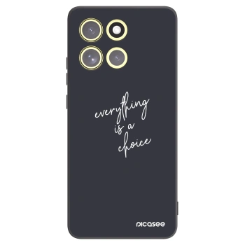 Picasee husă neagră din silicon pentru Motorola Moto G86 5G - Everything is a choice