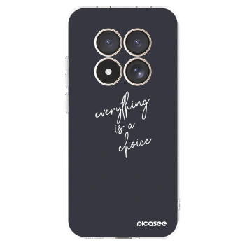 Picasee husă transparentă din silicon pentru Xiaomi Redmi Note 15 Pro 4G - Everything is a choice