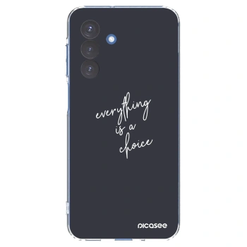 Picasee husă transparentă din silicon pentru Samsung Galaxy A17 5G - Everything is a choice