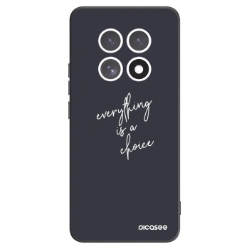Picasee husă neagră din silicon pentru Xiaomi Redmi Note 15 - Everything is a choice