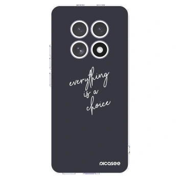 Picasee husă transparentă din silicon pentru Xiaomi Redmi Note 15 - Everything is a choice