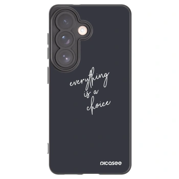 Picasee husă neagră din silicon pentru Samsung Galaxy S26 - Everything is a choice