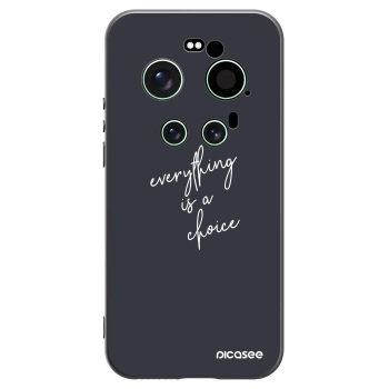 Picasee husă neagră din silicon pentru Xiaomi 17 Ultra - Everything is a choice
