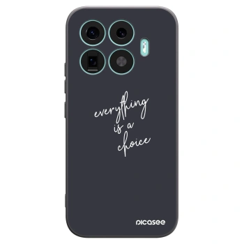 Picasee husă neagră din silicon pentru Xiaomi 17T - Everything is a choice