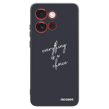 Picasee husă neagră din silicon pentru Motorola Edge 60 Neo 5G - Everything is a choice