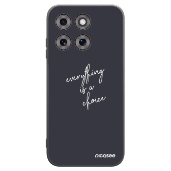 Picasee husă neagră din silicon pentru Motorola Moto G77 - Everything is a choice