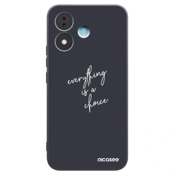 Picasee husă neagră din silicon pentru Xiaomi Redmi Note 17 5G - Everything is a choice
