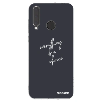 Picasee husă transparentă din silicon pentru Honor 20 Lite - Everything is a choice