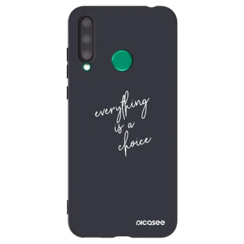 Picasee husă neagră din silicon pentru Honor 20 Lite - Everything is a choice