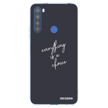 Picasee husă transparentă din silicon pentru Xiaomi Redmi Note 8T - Everything is a choice