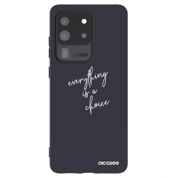 Picasee husă neagră din silicon pentru Samsung Galaxy S20 Ultra 5G G988F - Everything is a choice