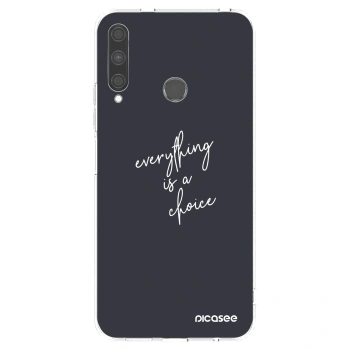Picasee husă transparentă din silicon pentru Huawei P40 Lite E - Everything is a choice