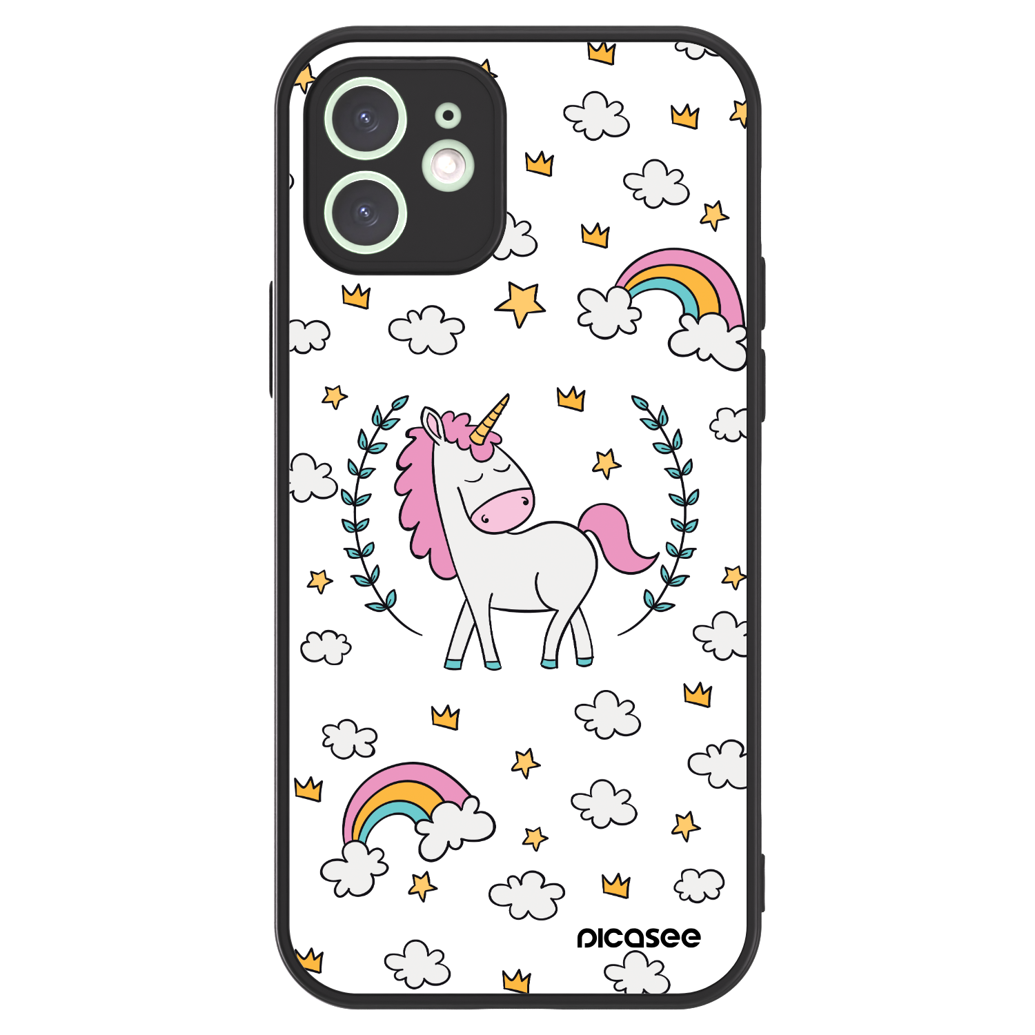 Picasee ULTIMATE CASE MagSafe pentru Apple iPhone 12 - Unicorn star heaven