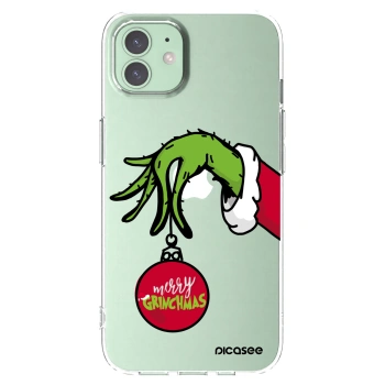 Picasee husă transparentă din silicon pentru Apple iPhone 12 Pro - Grinch