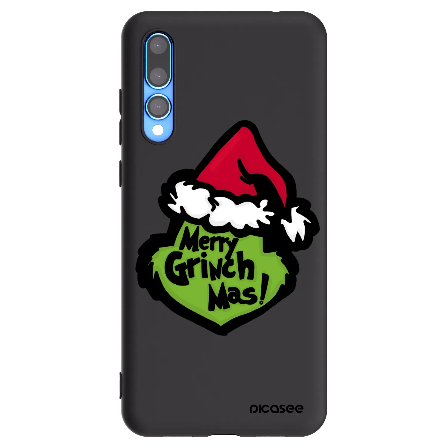 Picasee husă neagră din silicon pentru Huawei P20 Pro - Grinch 2