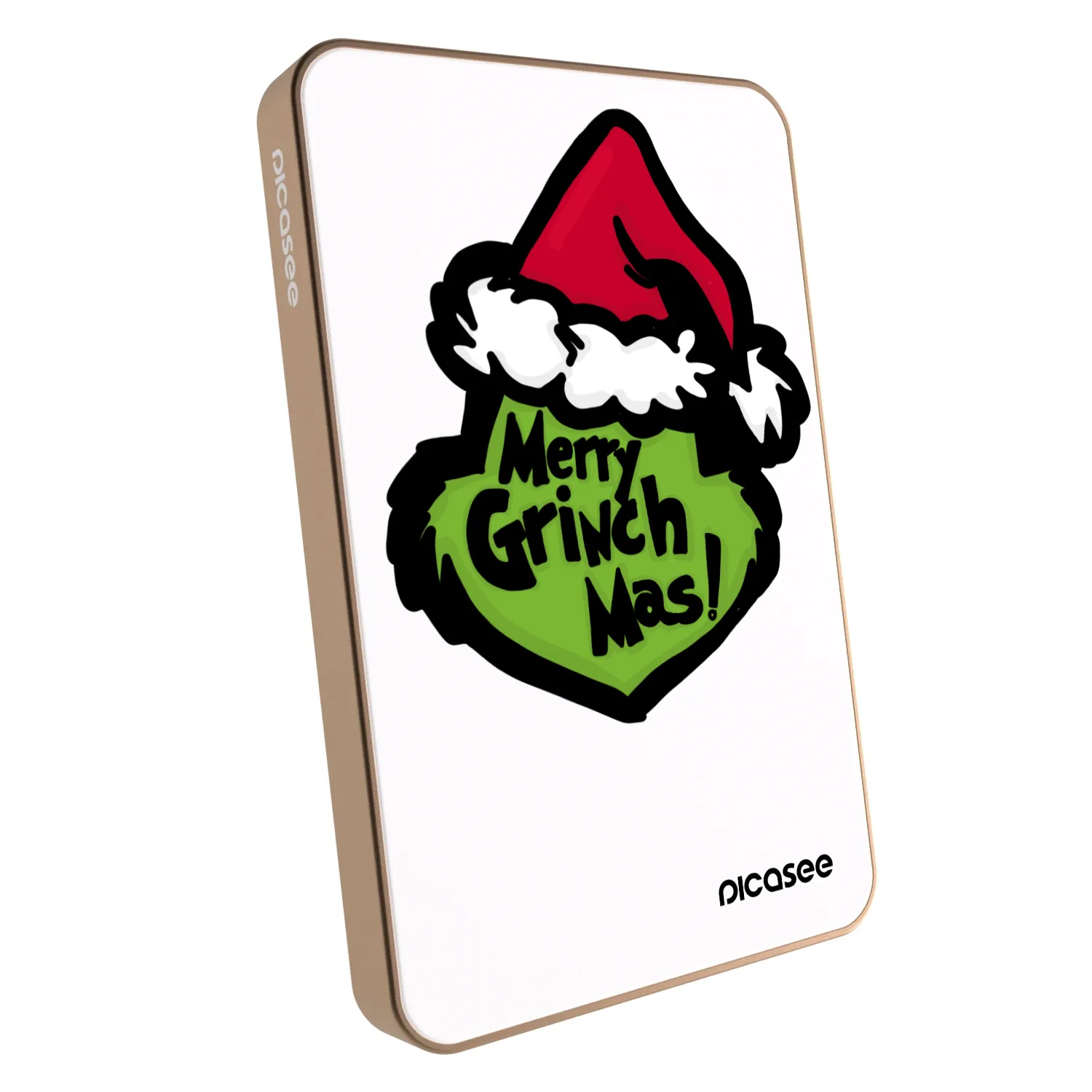 Picasee Powerbank cu MagSafe 5 000 mAh De aur - Grinch 2