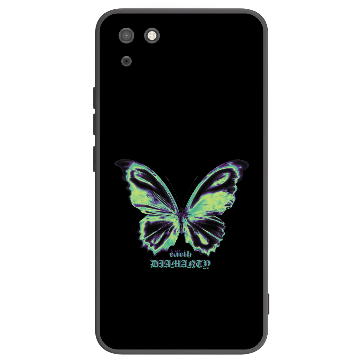 Picasee husă neagră din silicon pentru Huawei Y5P - Diamanty Blue